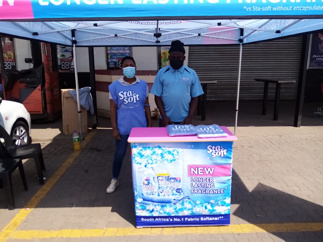 Sta - soft activation happening today....

Purchase stock to the value of R500 or more and receive free goodies. Activation for traders only 

Activation happening today at Big Save Waltloo  until 16:00

#bigsavegoodlife #mabopane #Hammanskraal #waltloo #marblehall #stafsoft
