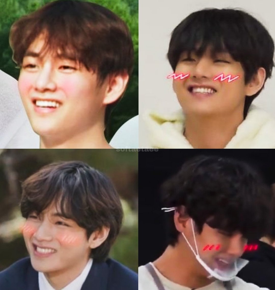 softaetaee's tweet photo. Too soft for this genre of taehyung with blush on cheeks🥺  #V https://t.co/QCb8klsFNl