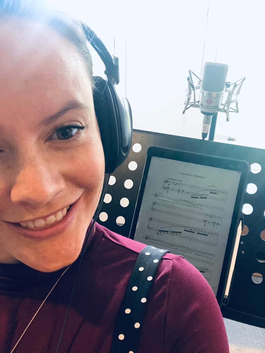 LizzieJHolmes's tweet photo. Joined by a little helper, Rupert 🐶 for our final recording session for #VeritableMichael last week! It’s been such a pleasure working on this piece with @tomfloyd1 #SophieGoldrick @shadowopera. #Podcast coming soon and keep your eyes peeled for a live stage show next year! https://t.co/5knZC3OJO6
