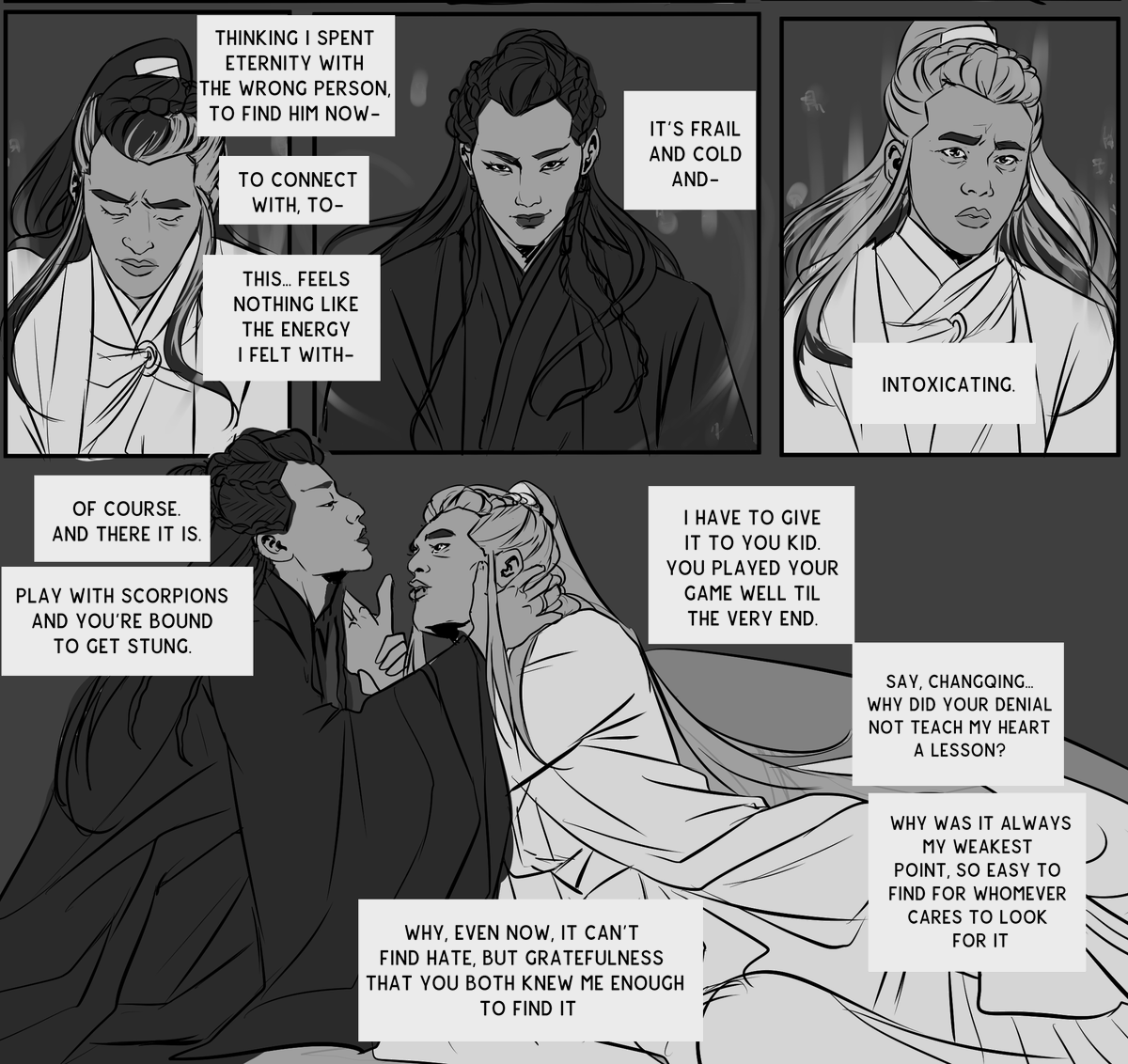 tbgkaru_woh's tweet photo. !#Yexieweek DAY 8 - SUMMIT - YBY POV
YBY grows more sentimental the older he gets and if manipulation tactics are the only thing Xie'er inherits after his godfather, he will make use of what he's given
#YeXie #WordOfHonor #woh #FarawayWanderers #YeBaiyi #XieEr https://t.co/dUMN4pMhX2