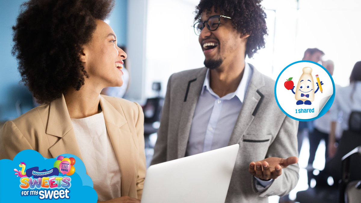 ManhattanSa's tweet image. Why not pay it forward by leaving a sweet treat for a work bestie while you earn the Generosity badge? Collect any 5 stickers on #ManhattanSweets promo packs and post your #KindnessCollection for a chance of winning 1 of 150 yummy sweet hampers 😋 T&amp;amp;C’s apply #workbestie #bestie