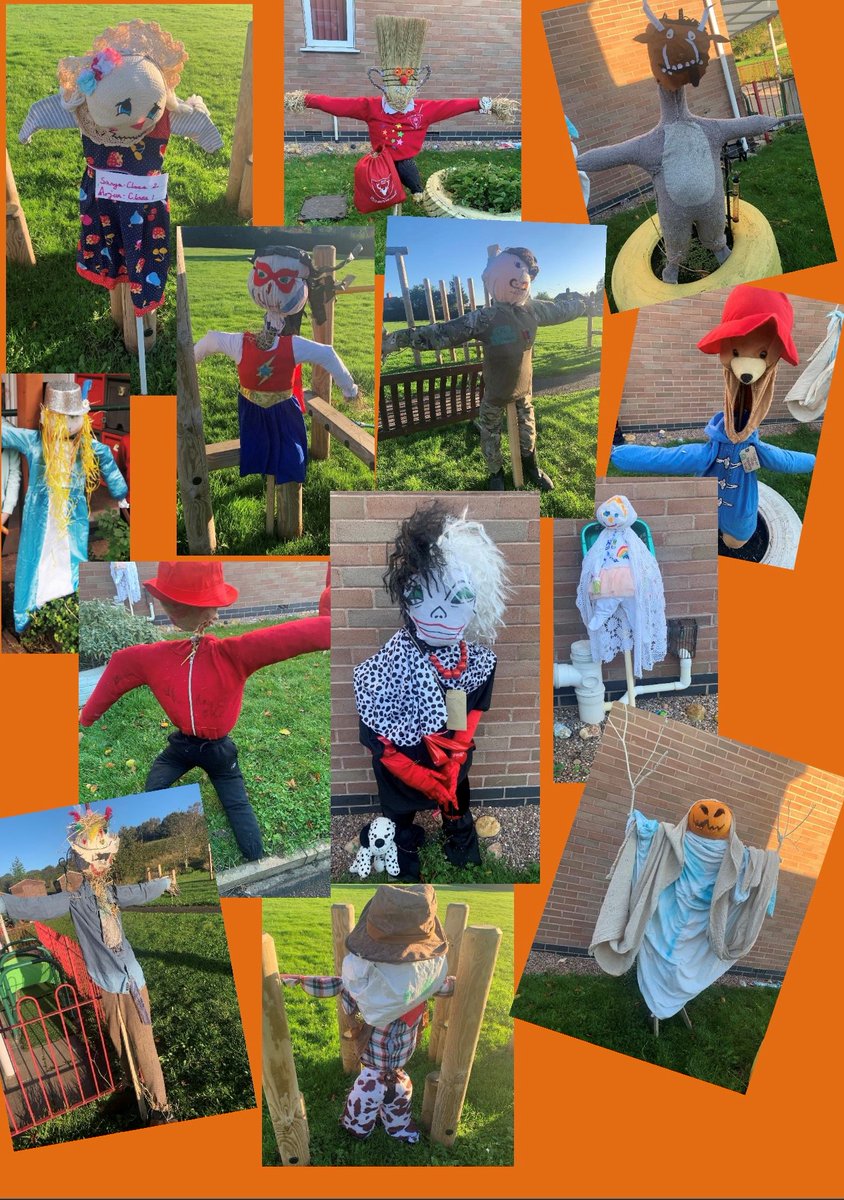 TittensorFirst's tweet photo. Check out some of the entries from our scarecrow competition. How great do they look ! A huge thank you to all the families who have taken part... the winner will be announced later.🤩 https://t.co/y4GA6DxeID