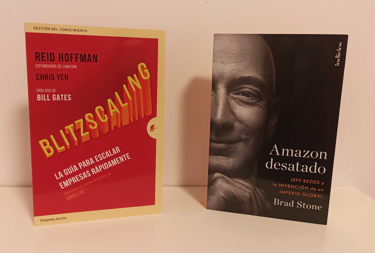Empresa_Activa's tweet image. Cualquiera de nuestros dos últimos lanzamientos es una gran recomendación para este fin de semana. #AmazonDesatado #Blitzscaling #FelizFinDeSemana #FelicesLecturas #Recomendaciones #Novedades