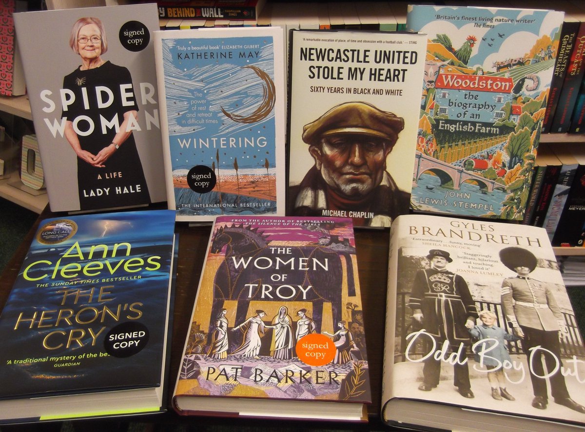 CogitoBooks's tweet image. We've got some fabulous *signed* books in the shop at the moment...@_katherine_may_  @MichaelChaplin2 @JLewisStempel @AnnCleeves @PatBarkerbooks @GylesB1 @ladyhale #LadyHale 😍😍😍
