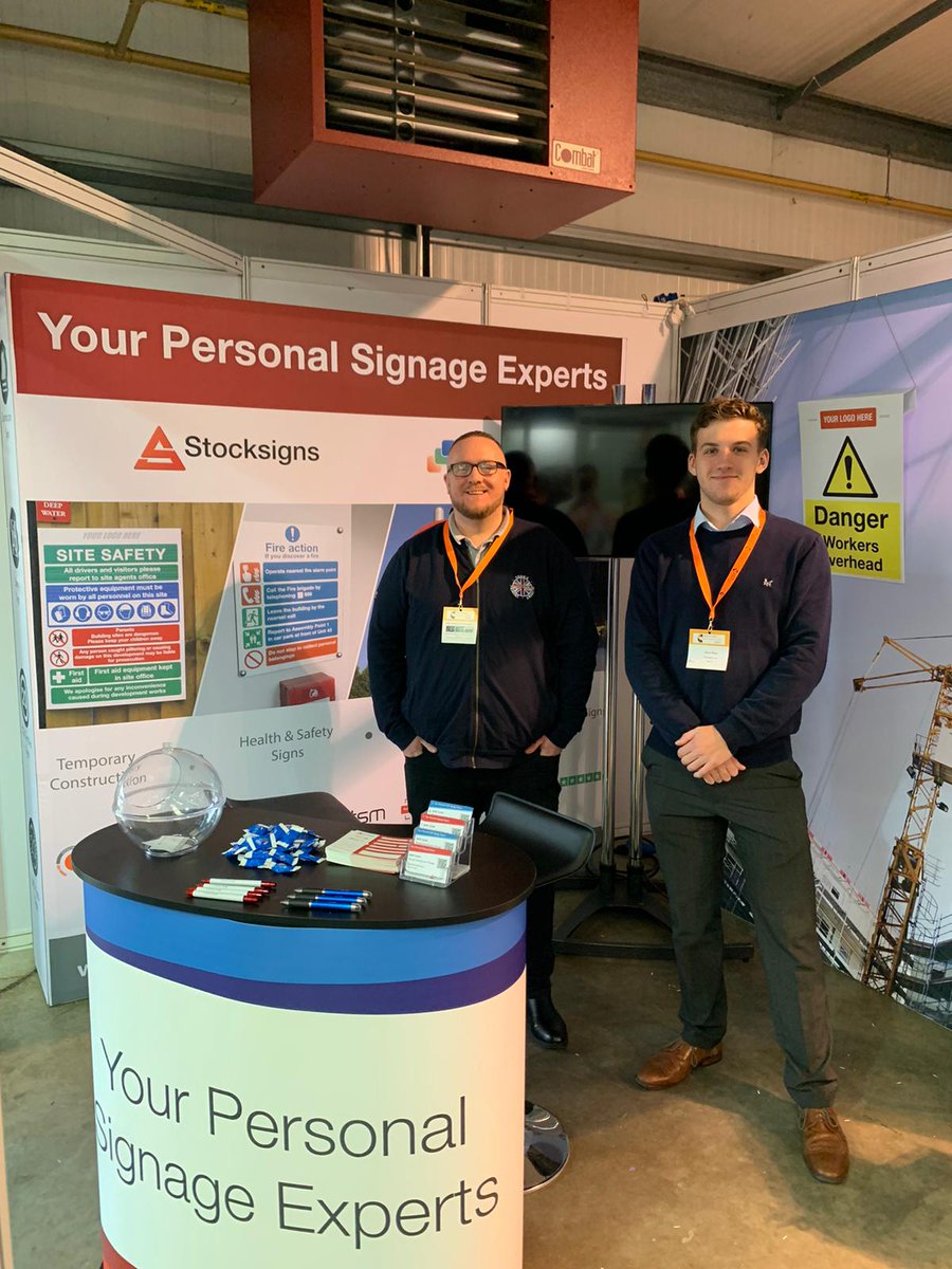 Stocksigns's tweet image. Guess who's back, back again!
Andy, Jacob, and Josh are back at another exhibition.
If you missed the team two weeks ago at The Kent Construction Expo then pop along today.
The @ConstructExpo is underway!
Come &amp;amp; say hello at stand 79
#safetysignage #constructionsigns #sitesafety