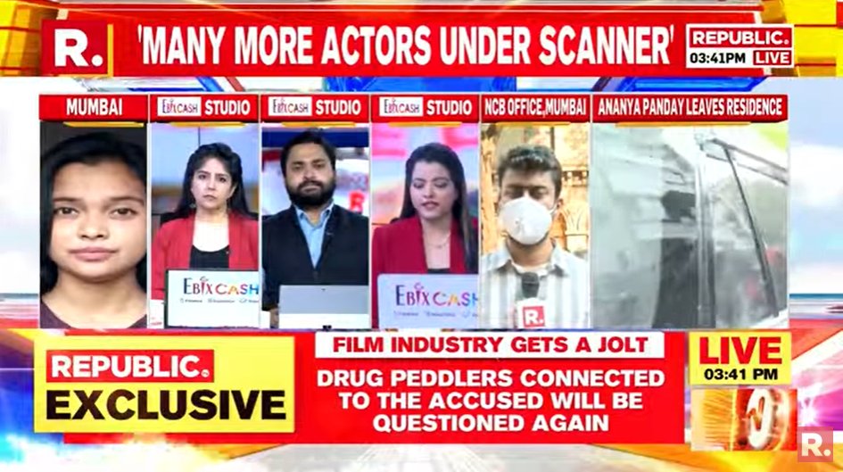 republic's tweet photo. #EXCLUSIVE | More Bollywood actors under NCB scanner in the Mumbai drug bust case; Republic's Senior Associate Editor Shawan Sen brings in breaking updates; stay tuned here https://t.co/oefJxIhn1D https://t.co/xSxJjki4ZL
