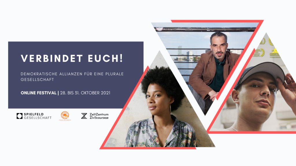 das_z_hannover's tweet photo. Wir freuen uns auf die vielen tollen Teilnehmer*innen: Online-Festival "Verbindet Euch - Demokratische Allianzen für eine plurale Gesellschaft", 28.10.-31.10.
#VerbindetEuch
u.a.
@TobiKunze
@BS_AnneFrank
@ZentralratJuden
@BelmonteAmparo
@amarodrom_ev
@arkadij_khaet https://t.co/hW6KmJUHFA