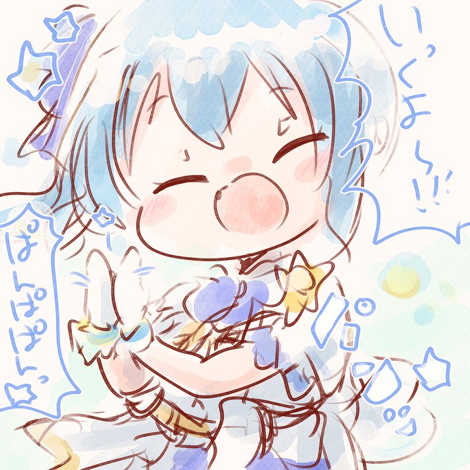 全力笑顔のtwitterイラスト検索結果