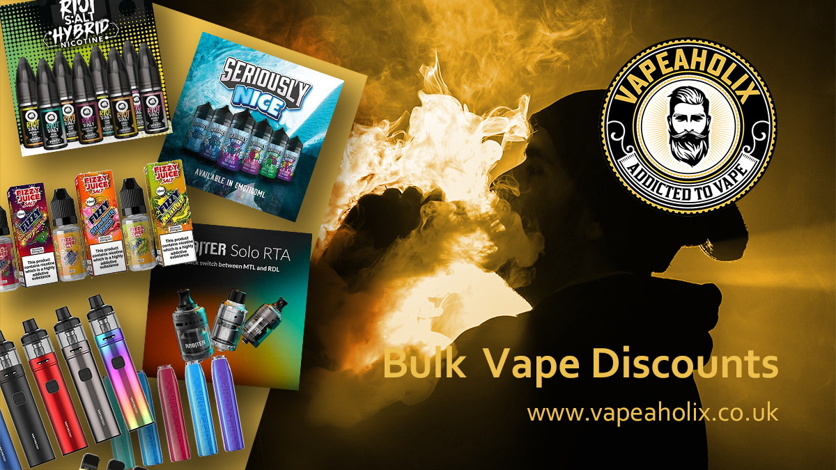 vapeaholix's tweet photo. #bulkvapediscount for top #vape deals!!!π¬οΈπβ€οΈπ
#wearevapeaholix #stoppayingmore #vapeaholixvapeshopuk #vapeholixdisposables #vapeholixejuices #vapeholixvapemods #vapeholixvapekits
https://t.co/Y85h4QgI2d https://t.co/wz7jmkjH4O