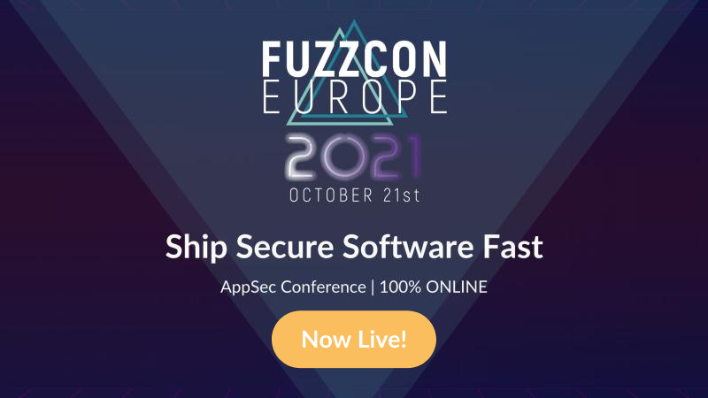 CI_Fuzz's tweet image. FuzzCon Europe 2021 is now live 🖥️
Feel free to tune in: fuzzcon.eu/2021/#registra…

#FuzzConEurope #securitytesting #conference #applicationsecurity