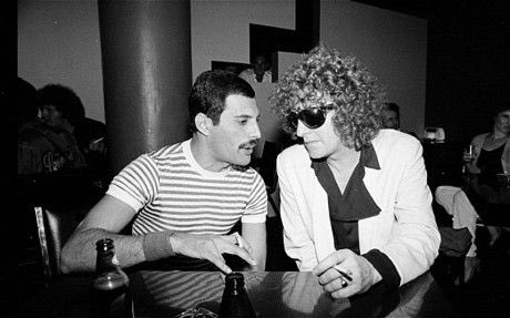 What do you think Freddie and Ian are talking about in this photo?