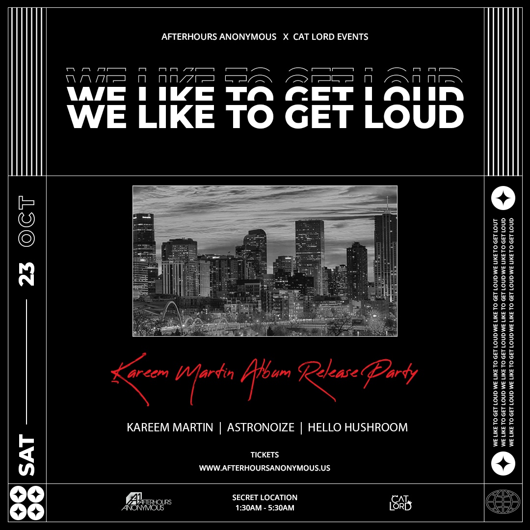 Hello my friends! Tomorrow I release my debut album "We Like to Get Loud".

And on Sat night I'll be hosting my "We Like to Get Loud" album release party after the Nina Kraviz show! Tickets to my party are available here: bit.ly/GetLoud-TIX

(DM me for the password)