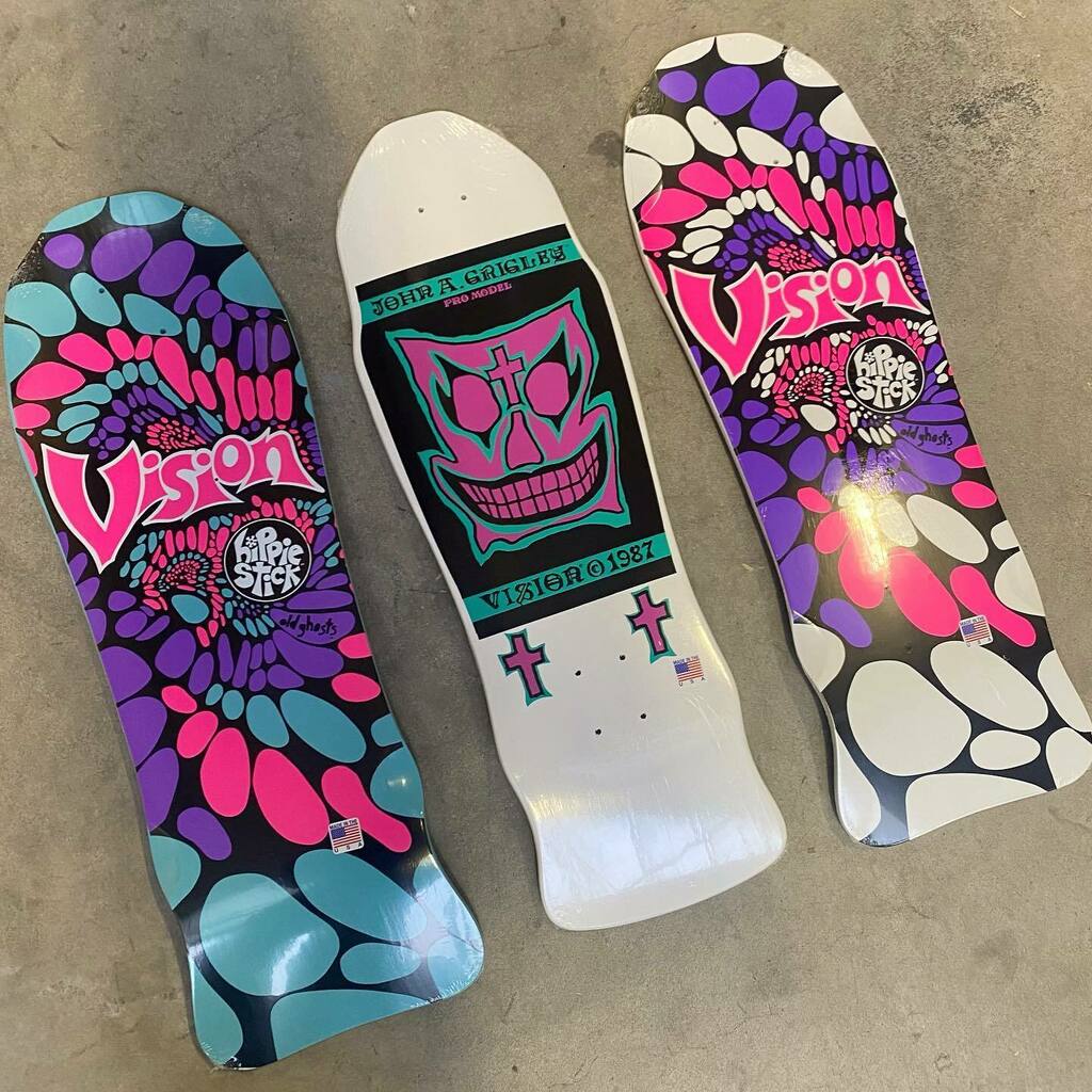 sickboards's tweet photo. Vision skateboards are in our shop NOW! 👀
•
•
•
•
•
•
#visionskateboards #visionboard #visionskateboard #skate #skateboard #skateeverydamnday #skateeveryday #skateeverything #skating #skatingisfun #skatingislife https://t.co/5jtCjaUuk4 https://t.co/PgCCOUkvYZ