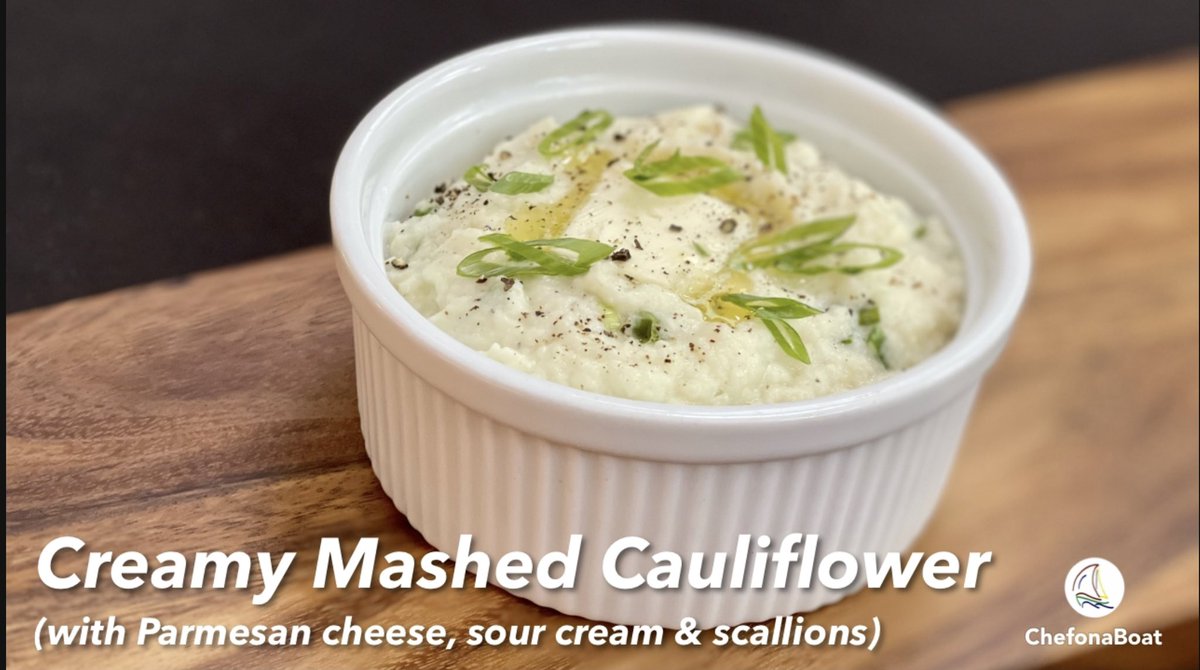 gregk_nyc's tweet photo. And hereโs the video link for the delicious creamy mashed cauliflower! A perfect keto side dish #mashedcauliflower #keto https://t.co/hX0arQYSBd https://t.co/Rp1giTX2tj