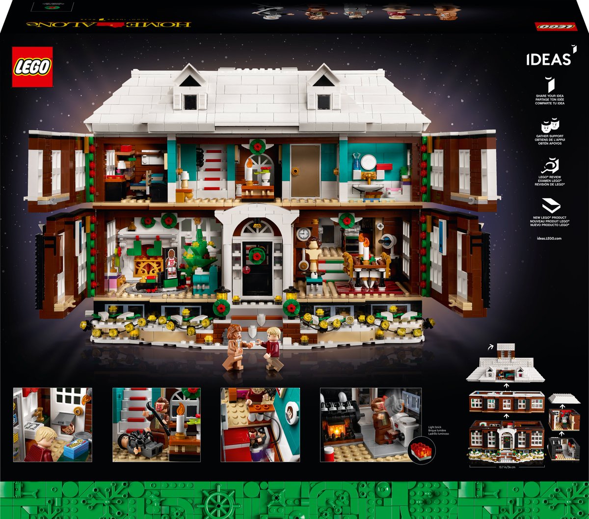 JLegobuilder's tweet image. New LEGO Ideas Home Alone set.
