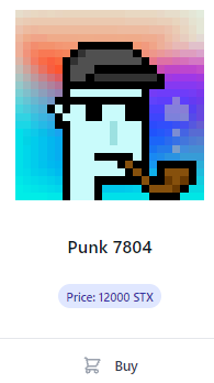 PunksOnStacks's tweet photo. For the adventurous among you... π
THIS was just listed πππ»
Alien #StacksPunk 7804 LISTED for 12K π₯
This is currently the floor for the aliens
Check it out here https://t.co/dE1L1UuDPW https://t.co/diD81lHrjP