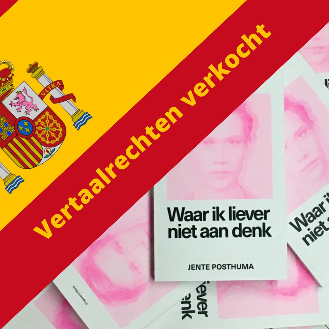 De Spaanse vertaalrechten van 'Waar ik liever niet aan denk' zijn verkocht aan Bunker Books!