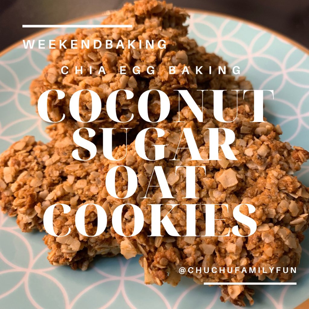 Eggless baking is not as hard as it sounds! We have another success with this recipe! chuchufamilyfun.com/eggless-oatmea…