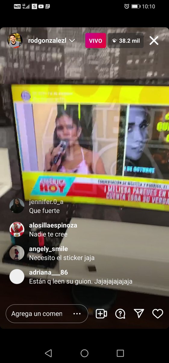 jazz_zule's tweet photo. #MelissaParedes el raje en su vivo de instagram con @rodgonzalezl esta buenísimo 😂😂😂 https://t.co/tbyDXe3eeK
