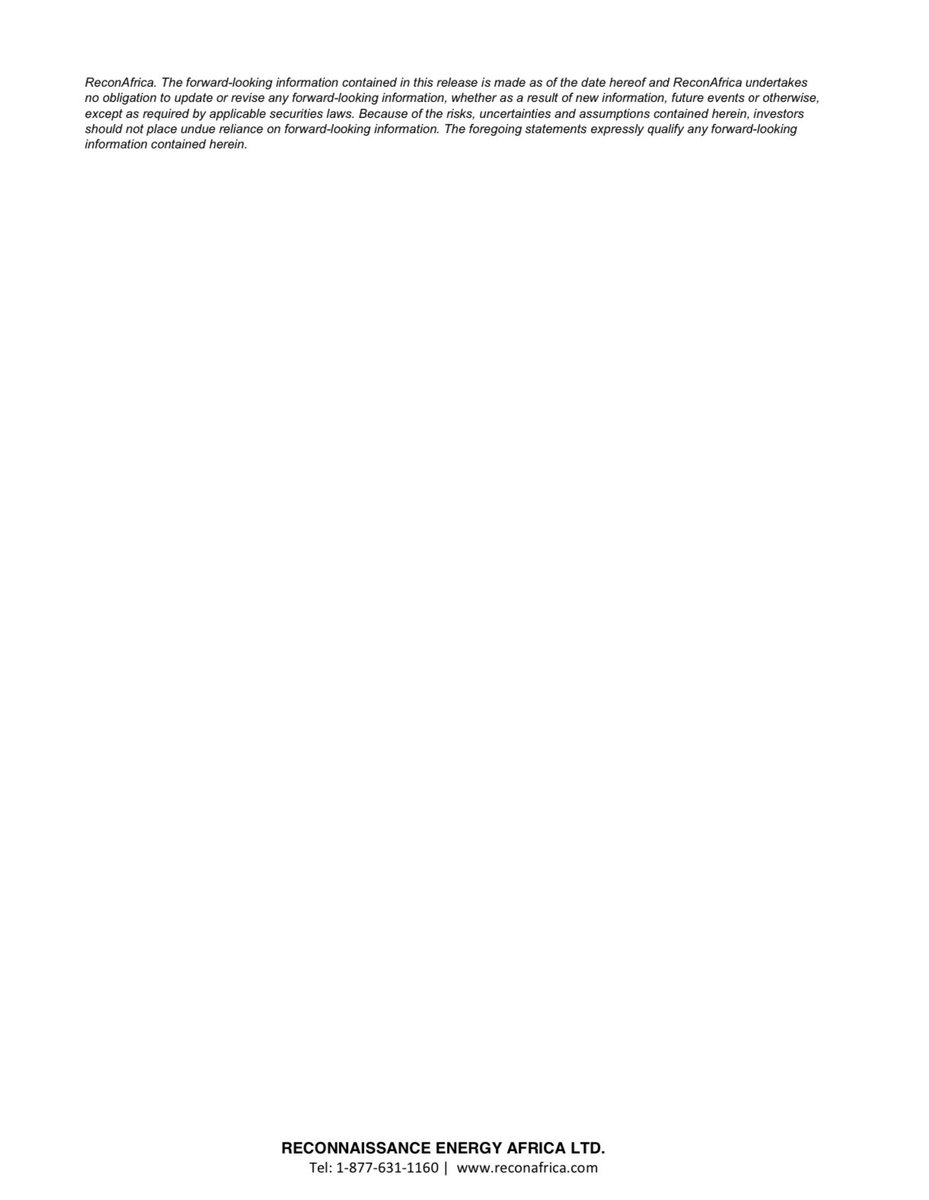 <a href="/Recon_Africa/">ReconAfrica</a> successfully completed the first seismic program in the #KavangoBasin in #Namibia . The processing of all seismic data and comprehensive interpretation is expected to be finalised by early December 2021.

#ReconAfrica #2DSeismicAcquisition #SustainableDevelopment