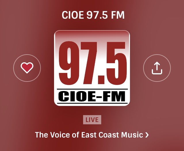 Join Martin Hickey tonight at 6:00 pm on Fresh From The East Coast for one hour of new music from Atlantic Canadian artists.

This week <a href="/CrissiCochrane/">Crissi Cochrane</a> <a href="/sampsondave/">Dave Sampson</a> <a href="/Dr_G_Music/">Dr G</a> <a href="/DylanMenzie/">Dylan Menzie</a> <a href="/MartellKristen/">Kristen Martell</a> <a href="/MikeTraskMusic/">Mike Trask</a> <a href="/MylesGoodwyn/">myles goodwyn</a> @seanmccannsings <a href="/tony_ronalds/">Tony Ronalds</a> &amp; more
