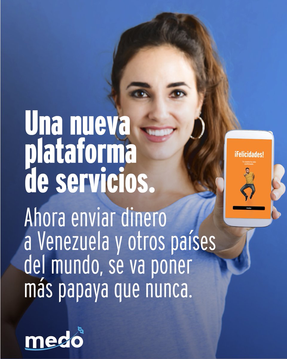 Ahora enviar dinero a Venezuela se va poner ¡papayísima!
Si estás en Estados Unidos pronto podrás enviar tus remesas en 
bolívares y directo a la cuenta bancaria de tu familiar en Venezuela. 
¡Espérala muy pronto!
<a href="/MiPapaya_Com/">Mi Papaya</a>