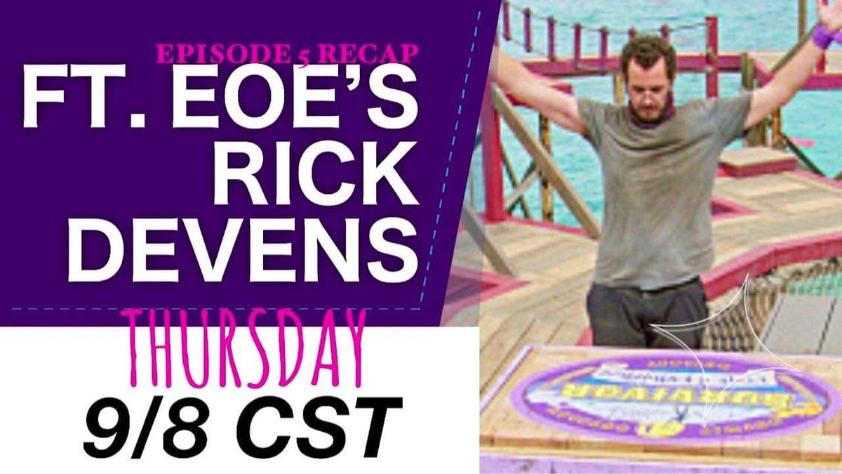 stanlez88's tweet photo. Last night’s #Survivor41 episode was crazy!! Tonight, we are going to be joined by my @EQ__Online bestie and Survivor legend @Rick_Devens to break down this latest episode and how it paralleled with his own experience on @4thefansE! Catch us at 9PM EST! Link below 👇🏽 https://t.co/MZNTTiQNV1