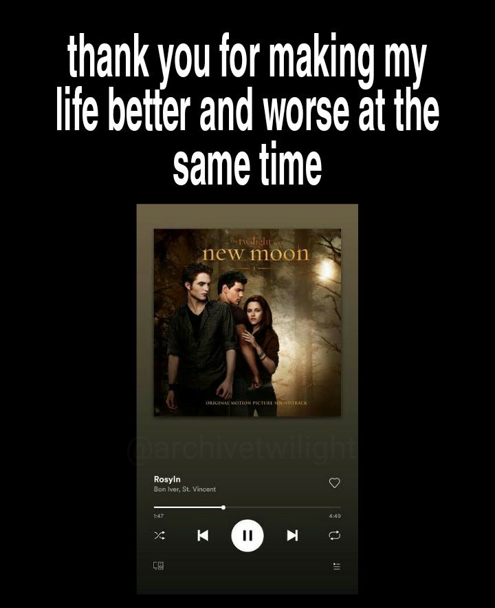 archivetwilight's tweet photo. this is me listening to the new moon soundtrack https://t.co/Br6mvyjiFf