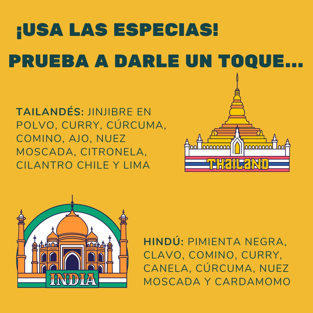 HD_ViamedFuen's tweet photo. Dile adiós al salero 🧂 y hola a las especias! 👋
#dialisis #alimentacion #sal #sabor https://t.co/0vRQlG5YnC