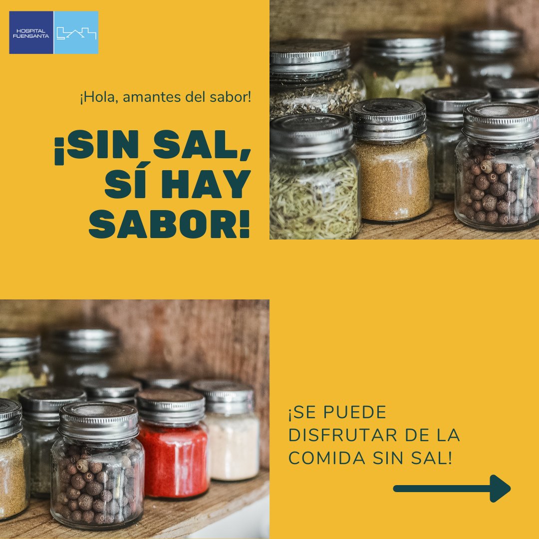 HD_ViamedFuen's tweet photo. Dile adiós al salero 🧂 y hola a las especias! 👋
#dialisis #alimentacion #sal #sabor https://t.co/0vRQlG5YnC