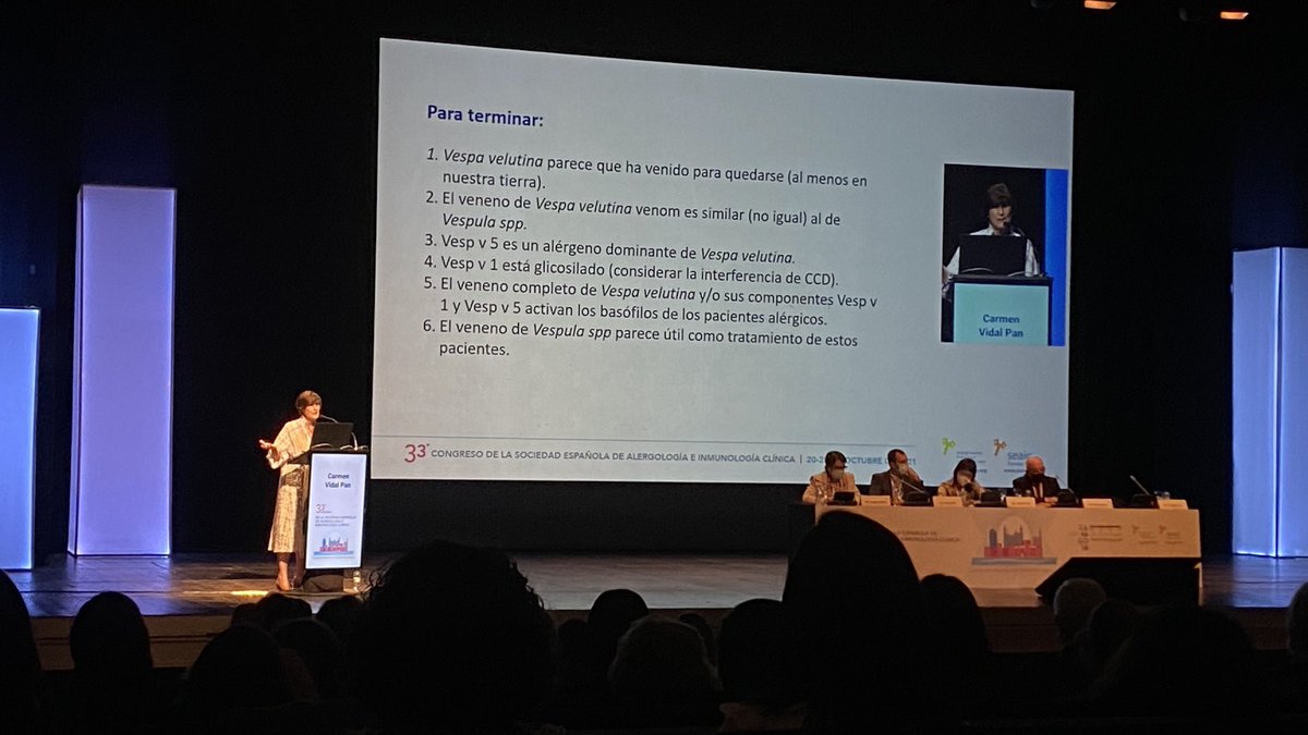 AndreHsj's tweet photo. ⁦@CVidalAlergia⁩ great great presentation ⁦@SEAIC_Alergia⁩ 👏👏👏 take home messages on velutina below: https://t.co/KbZMkMDS3R