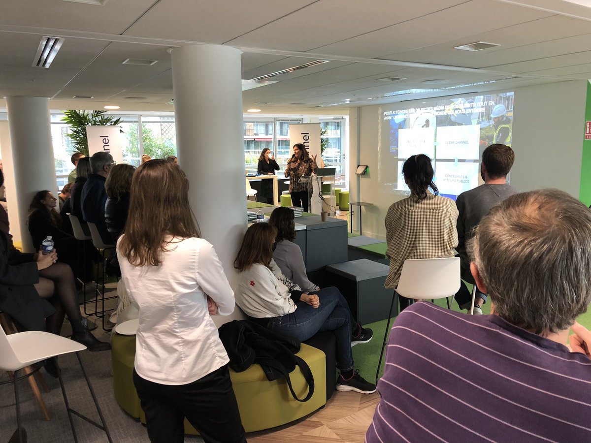 Sebdindy's tweet photo. Aujourd’hui nous accueillons @dentsuFR pour parler de l’ambition de @ClearChannelFr pour 2022 et de nous nouveautés. Merci pour votre confiance et pour les belles campagnes qu’il nous reste à construire! #OOH #dooh #communicationexterieure #publicite #media #roadshow https://t.co/f0DKizEwi4