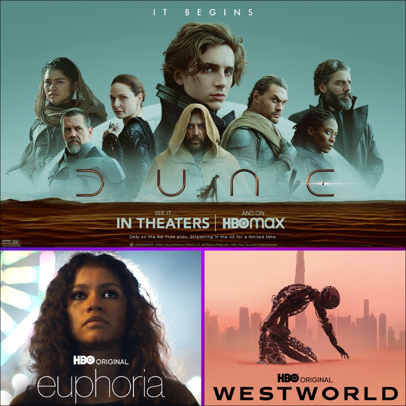 streamonmax's tweet photo. Sign up for all-star hits, including Dune, now in theaters &amp; on HBO Max (Ad-Free plan only).