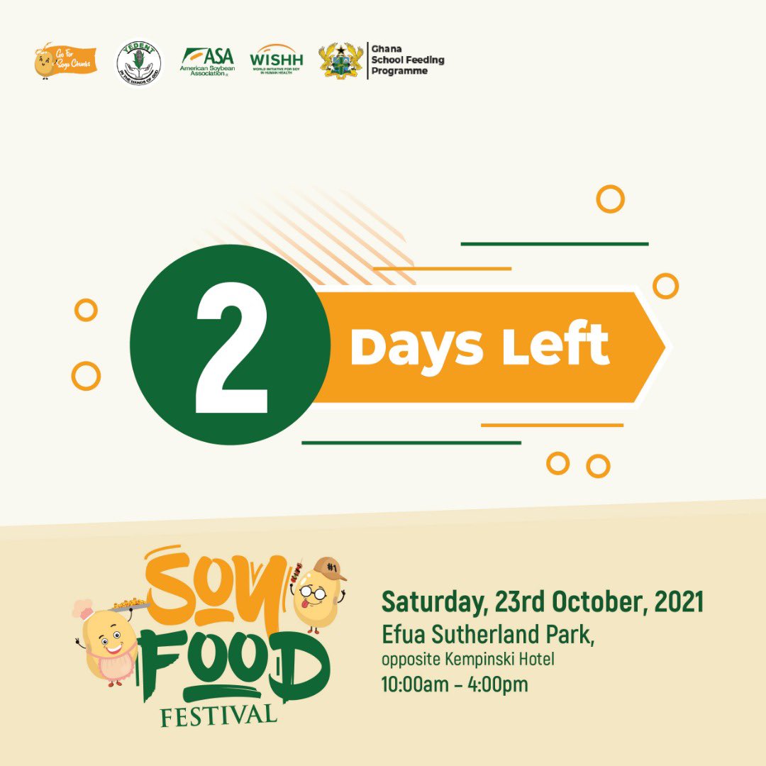 October 23rd will be fun and different at the Efua Sutherland Park! Join us as we have a conversation about the event. 2 days more to go #soyfood #OnePlaySpace