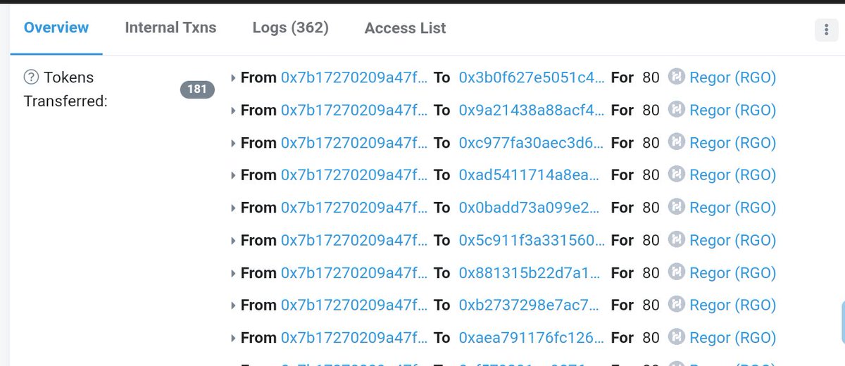 regorprotocol's tweet image. We are excited to announce that the @regorprotocol x @HECO_Chain Airdrop has come to an end and 181 participants that completed all the tasks have been rewarded 🥳 🎉🎊

$RGO tokens has been sent to the winners.

Transaction:
hecoinfo.com/tx/0xaa88285f0…

Thanks for your support !!🙏