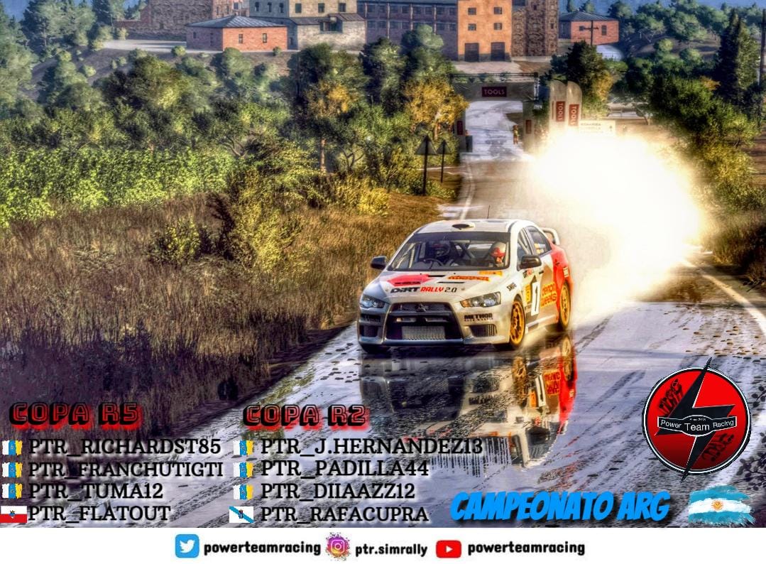 Presentamos a nuestros pilotos que estarán en el Campeonato Argentino

🕙 De Lunes a Jueves.

Constarán de 6 pruebas en R2 y R5.

¡Mucha suerte pilotos!

#WeAreThePower⚡
