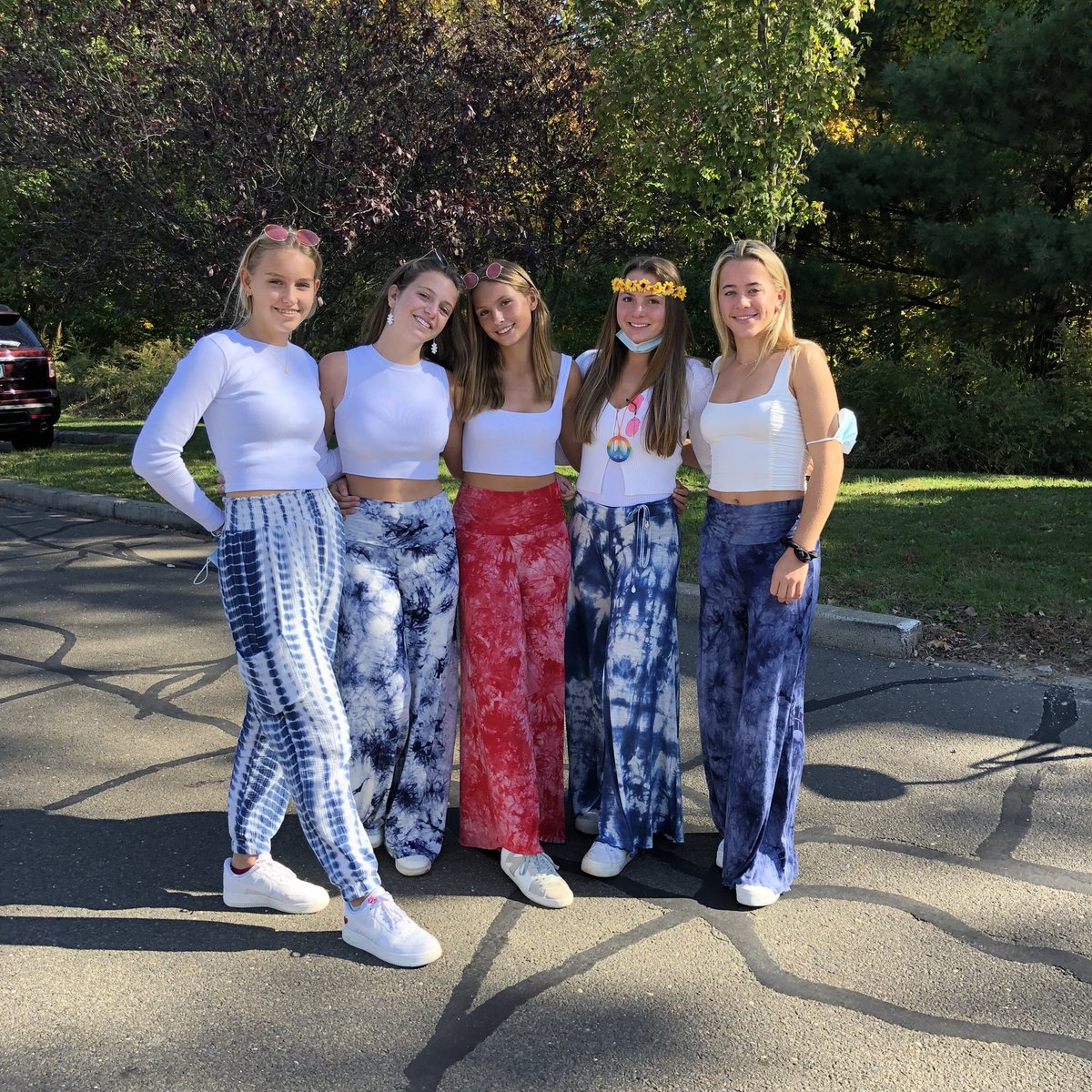 WEganprincipal's tweet photo. Homecoming spirit days continue @NCHS_CT students rocking their spirit. https://t.co/hv9Pb4My9N