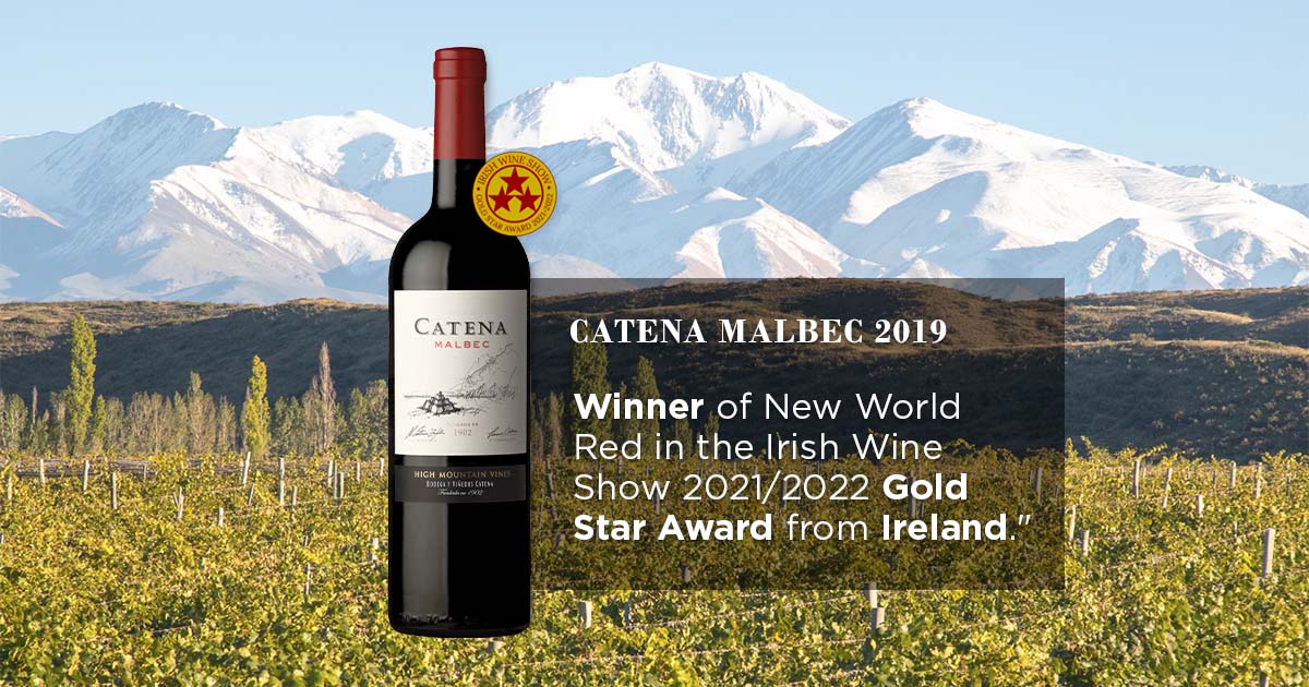 We are deeply honored!🏅Our Catena Malbec 2019 Winner of New World Red in the <a href="/NOffLA/">NOffLA</a> Gold Star Awards 2021. Do not miss the article by <a href="/smullenj/">Jean Smullen</a> ➡️bit.ly/JeanSmullen 🍷🇦🇷🔝👏#CatenaWines
