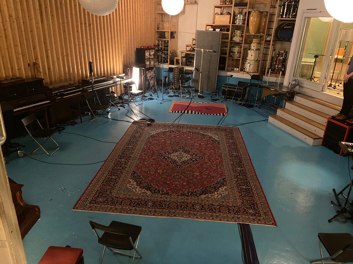 Fantastic to hear Sometimes I Might Be Introvert out in the world from the absolute icon that is Little Simz! Here's a pic from the setup for our socially distanced strings session for the album, back in the depths of Covid. 

🎛️  Marcus Locock
📍  <a href="/ThePoolStudioUK/">The Pool</a>
