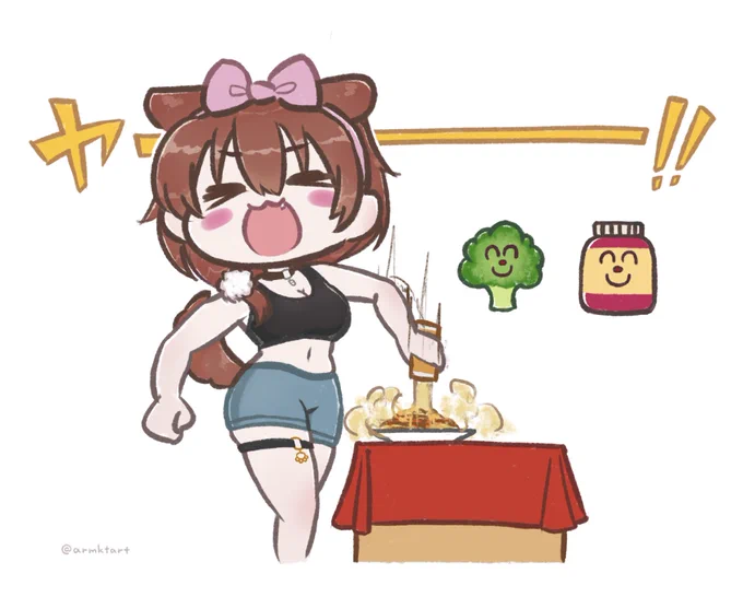 最近ころさんからちょいちょいきんにくを感じる件
#できたてころね 