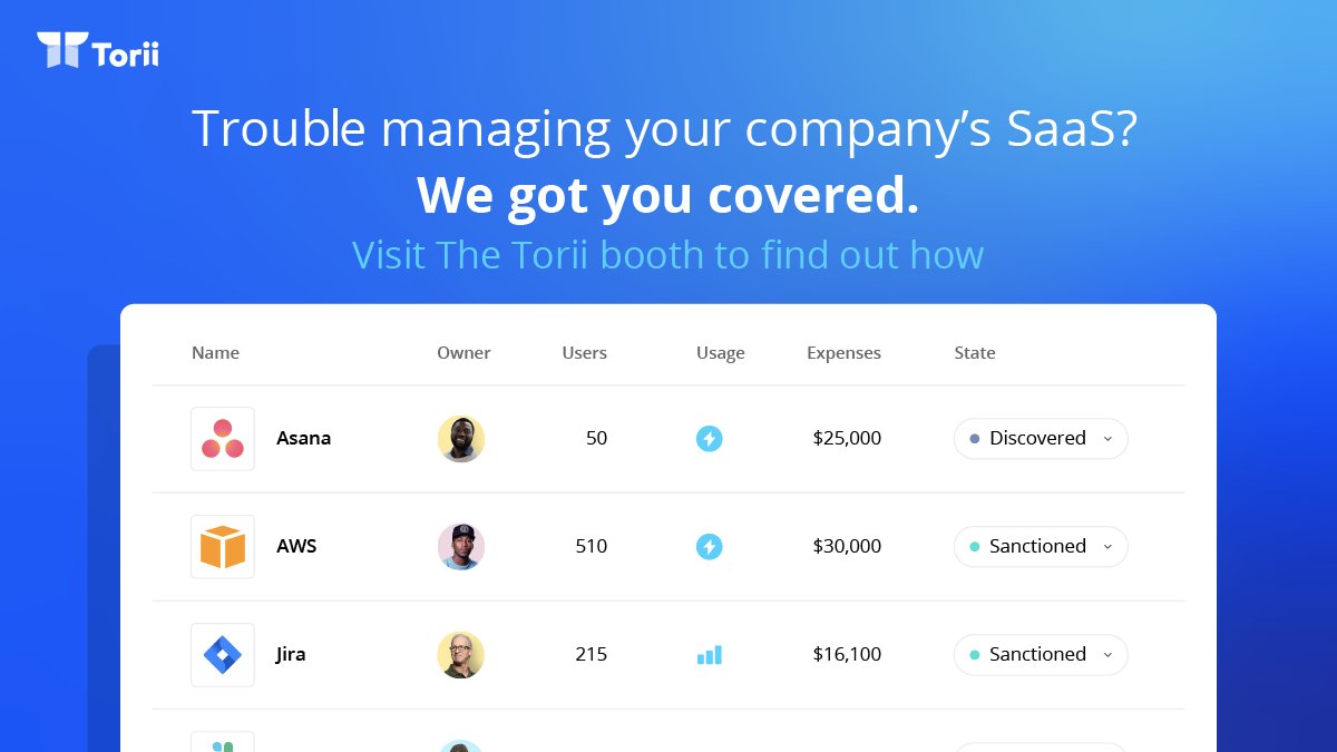 torii_hq's tweet image. A shout-out to all #macsysadmin at #vjnuc2021: You&apos;ve got your #Apple devices covered - that&apos;s great!
Now it&apos;s time to do the same with your cloud apps.
Visit the @torii_hq booth and we&apos;ll show you how! reg.jamf.com/flow/jamf/jnuc…