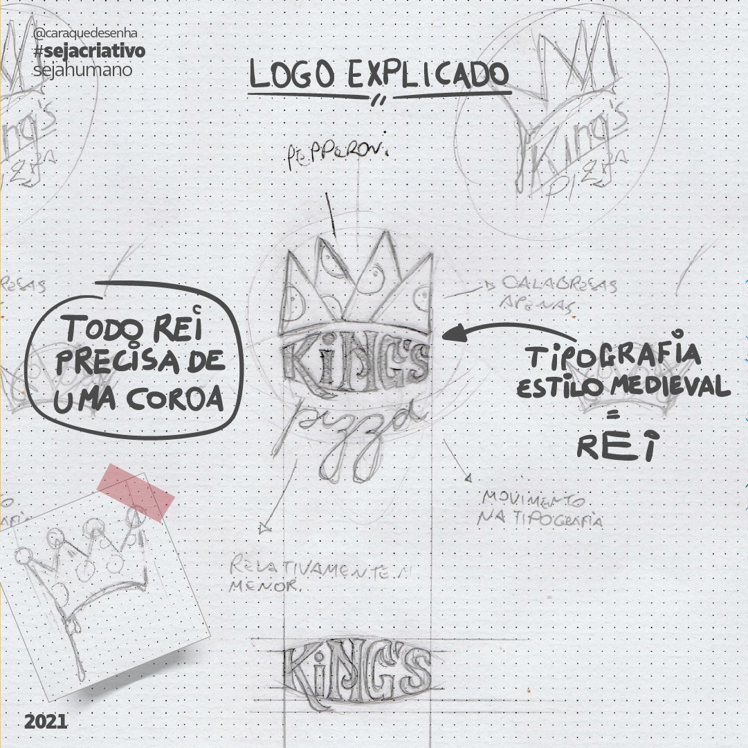 CaraQueDesenhaa's tweet photo. Acabou de sair do forno, literalmente. π
O novo logo do King's Pizza traduz de forma enΓ©rgica e moderna seu segredo: Essa Γ© a pizza do Rei.
#logodesign #logo #design #pizza #pizzalogo #typography #tipografia #logotipo #pizzaria #caraquedesenha #SejaCriativoSejaHumano https://t.co/Kz4d2v50XC