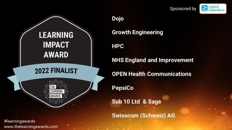 Congratulations to the following organisations that have been selected as finalists for the Learning Impact Award. The winner will be announced on the 17th of February at Grosvenor House in London.
To attend the ceremony please secure your place here lnkd.in/dtxi-CF2