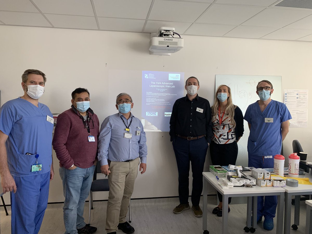 MissAmypg's tweet photo. Day two of the York Advanced Laproscopic Course was a HUGE success! It’s been a privilege to be involved in such a phenomenal teaching experience. Thank you to the faculty who have provided high value hands on training!  @MedEd_York @Ethicon @drrichardsyoung  @JesperRoos2 https://t.co/AgT5xpeynG