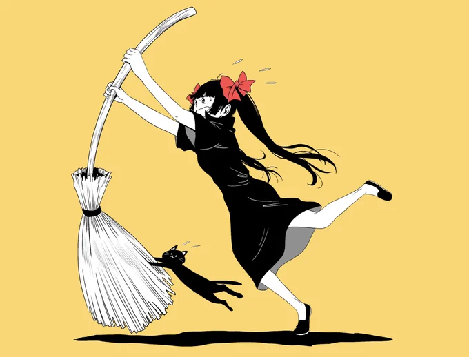 練習中魔女 