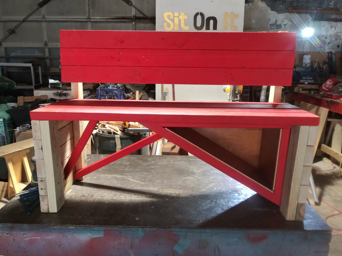 Introducing asymmetrical elements to <a href="/SitOnItDetroit/">Sit On It Detroit</a> lending libraries that brings strength and balance to it's design. Interacting in a way that makes each side equally important and structurally sound.