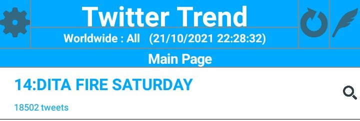 5N_TRENDS's tweet photo. info 🆕
Now!!!
Trending INDONESIA 🇮🇩 
&amp; Worldwide 🌐
#3 &amp;14

DITA FIRE SATURDAY

#DITA #디타
@5ecretNumber https://t.co/ujJh284DtA