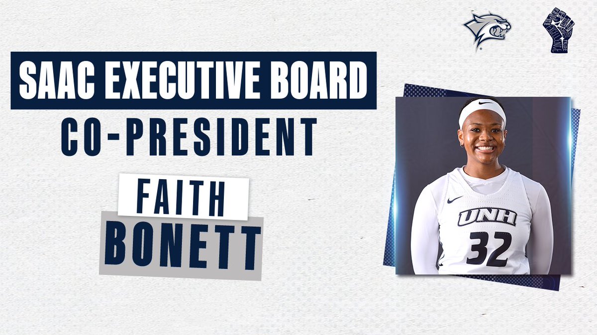 UNHWBB's tweet photo. Not only is Faith a leader on the team, she is a leader off the court as well. We are so proud of you! Congrats to Faith Bonett on being named UNH Student-Athlete Advisory Committee Co-President! @UNHSAAC 

#BeTheRoar https://t.co/PHEttjI9qQ