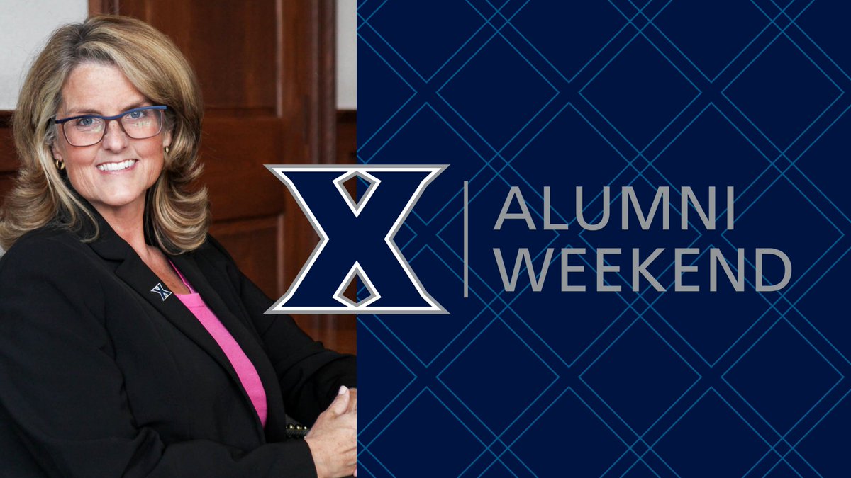 XU_Alumni's tweet image. Meet Xavier’s 35th president, Colleen M. Hanycz, PhD during #XUAlumniWeekend! President Hanycz will reflect on her first few months &amp;amp; provide a campus update in a “fireside chat” format.

📅Sat. Nov. 13
⏰10:30-11:30AM
📌Health United Building
🔗RSVP NOW: bit.ly/AW_PresH
