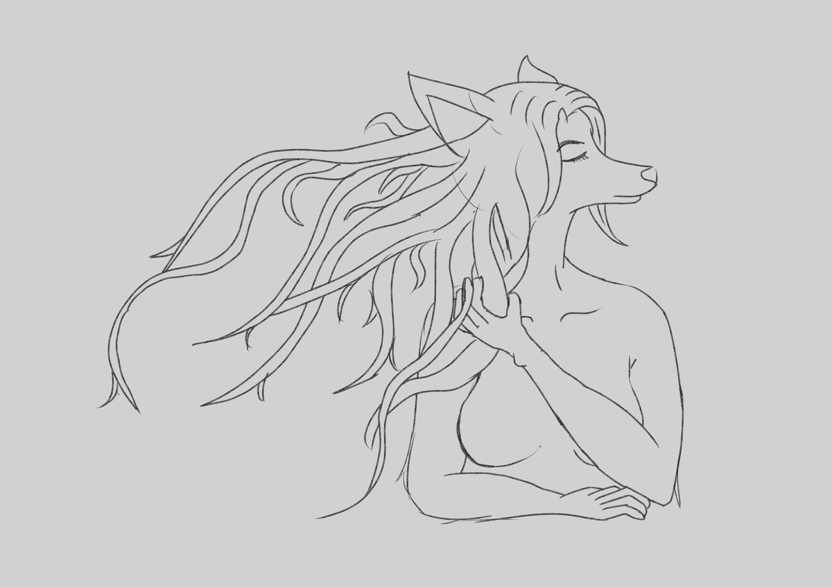Nelout1's tweet photo. boceto 

#furry  #furryart #furryartist #sketch #digitalart https://t.co/R3BSLl7uIV